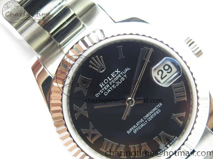 0411 Datejust 31mm 278271 SS BP Maker Best Edition Black Roman Dial on Oyster Bracelet SportInspired 2754